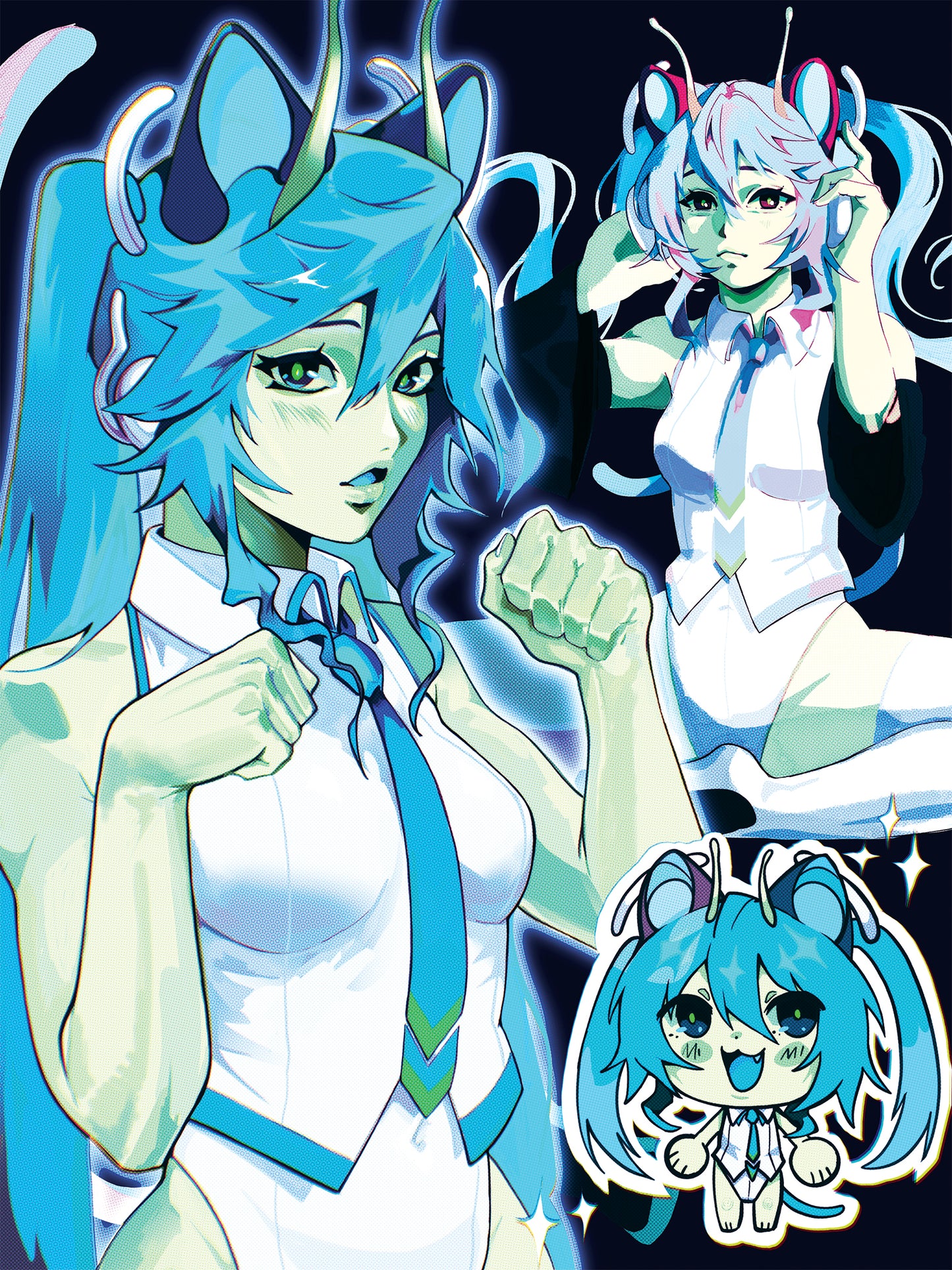Glorpi Miku Print