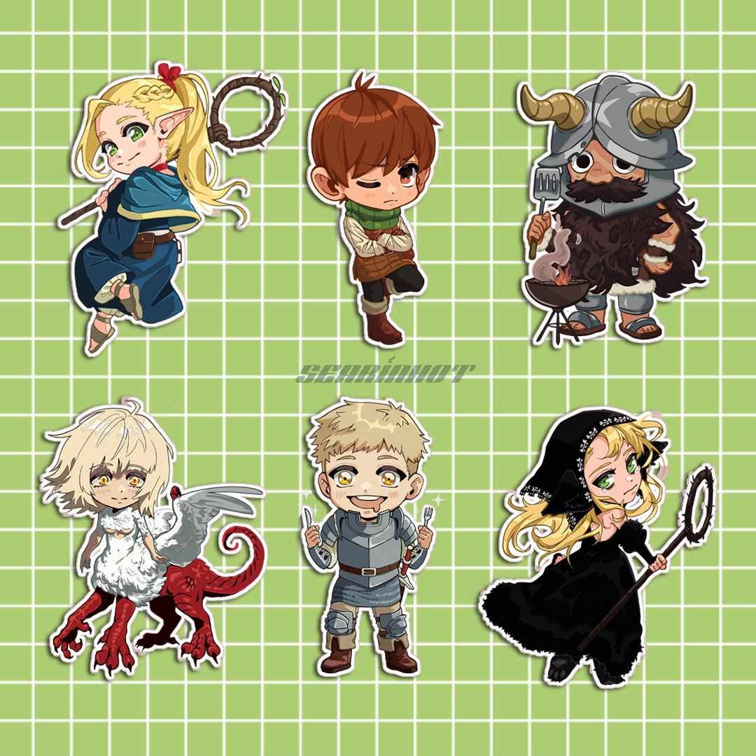 DUNGEON MESHI EPOXY & ACRYLIC CHARMS