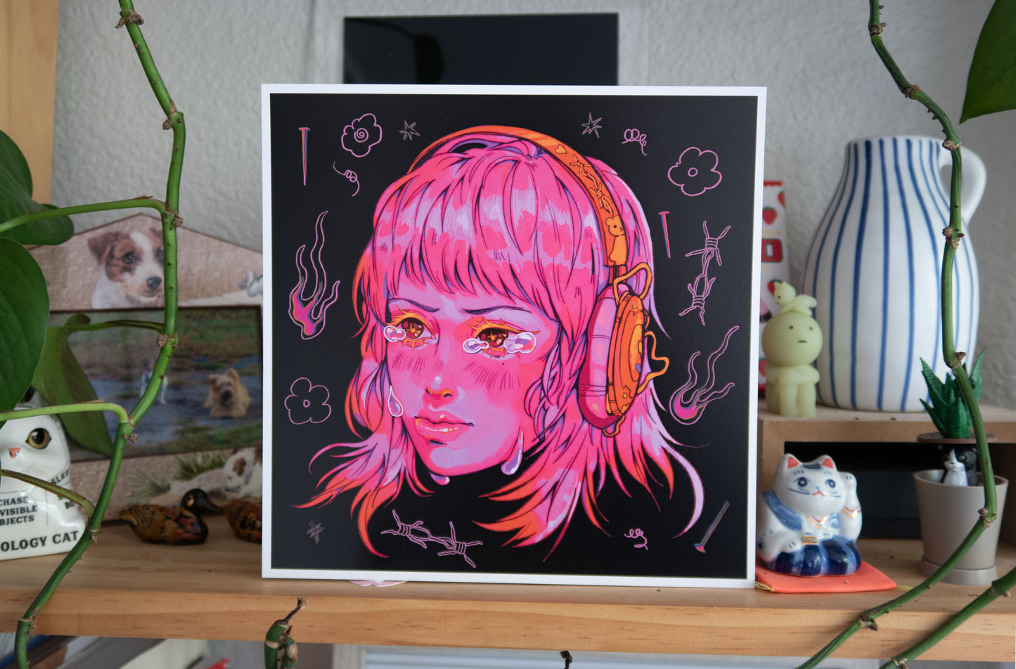 Pouty Girl Print