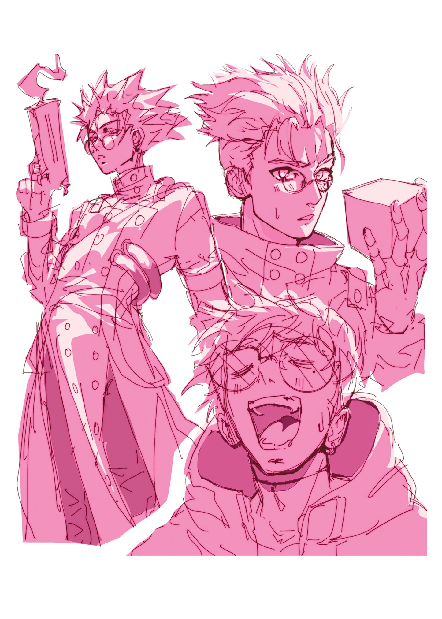 Vash the Stampede Mini Prints
